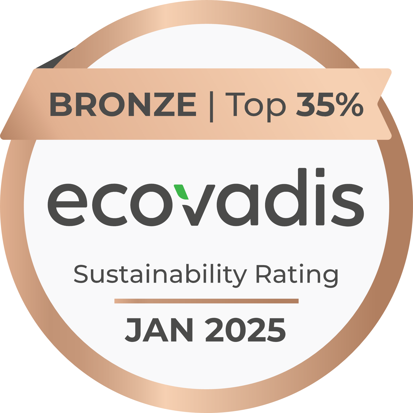 Plitek Earns Ecpvadis Bronze Medal for Sustainability